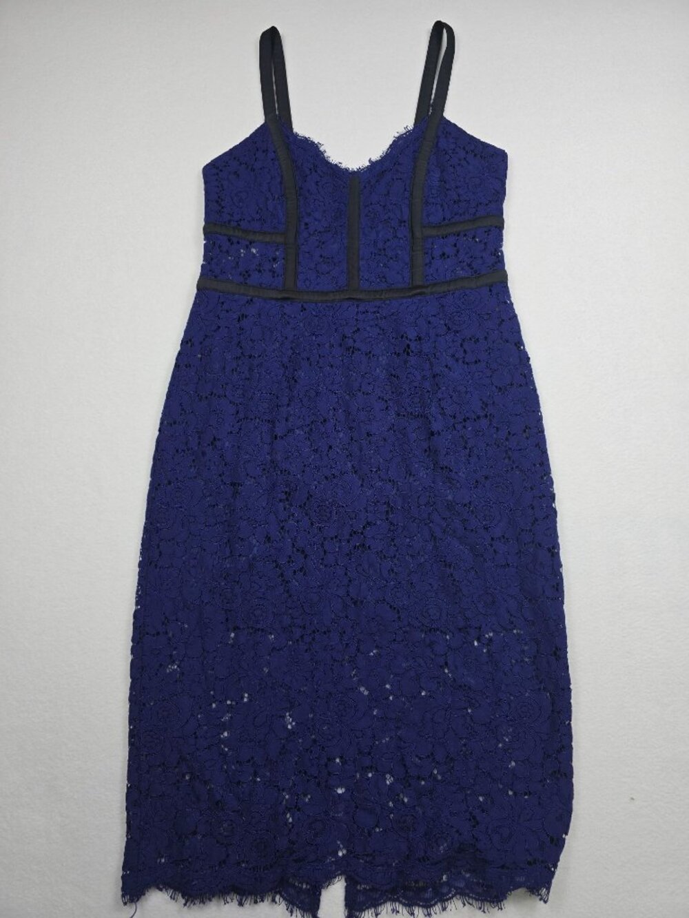 Express Womens 6 Navy Lace Dress